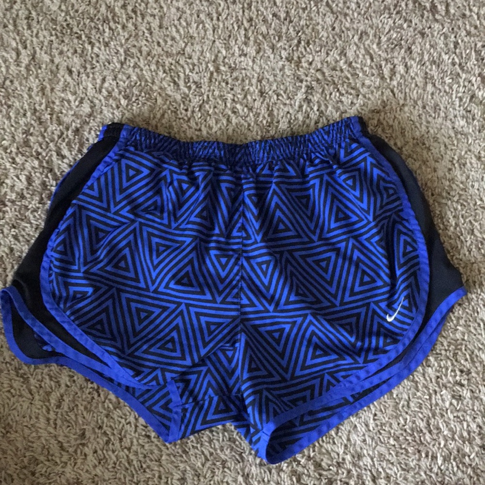 Nike Dri-fit royal blue running shorts